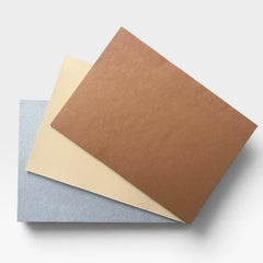 Plant Fibre Paper 3 Colour Pack - Grey | Beige | Brown (24 sheets)