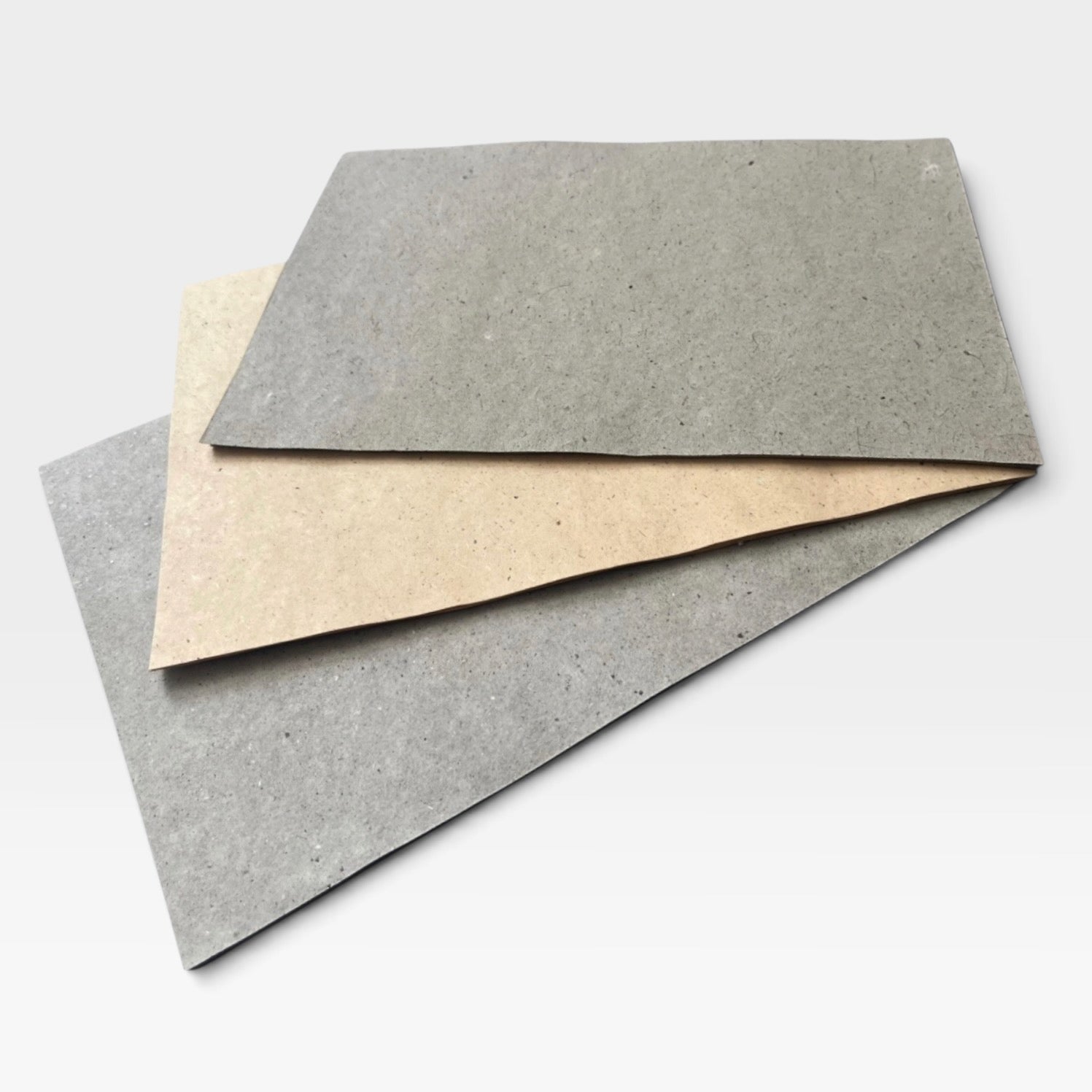 Plant Fibre Paper 3 Colour Pack - Banana | Coconut | Unbleached Flax (24 sheets)
