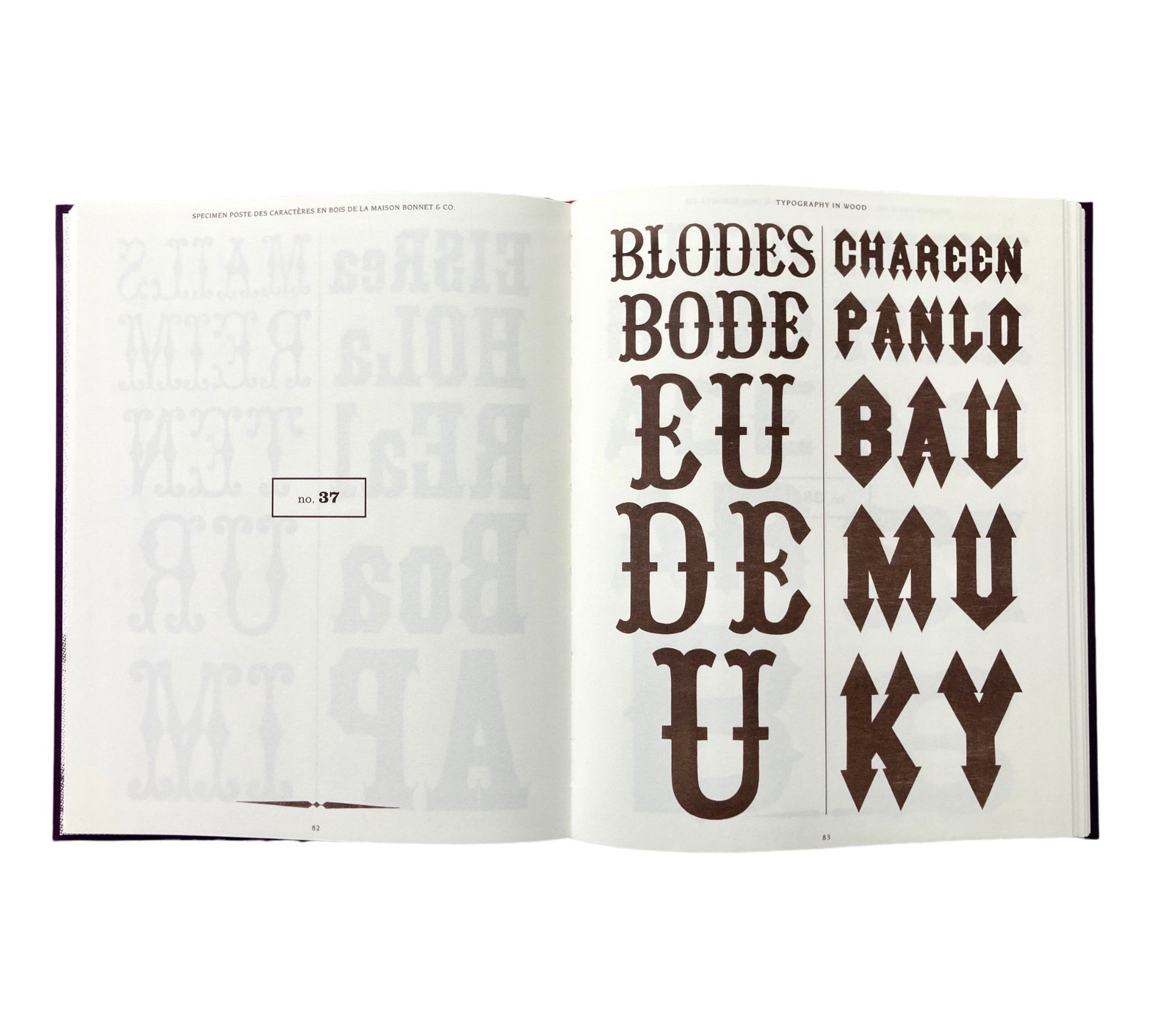 Typography in Wood: Wood Typography from the 19th Century
