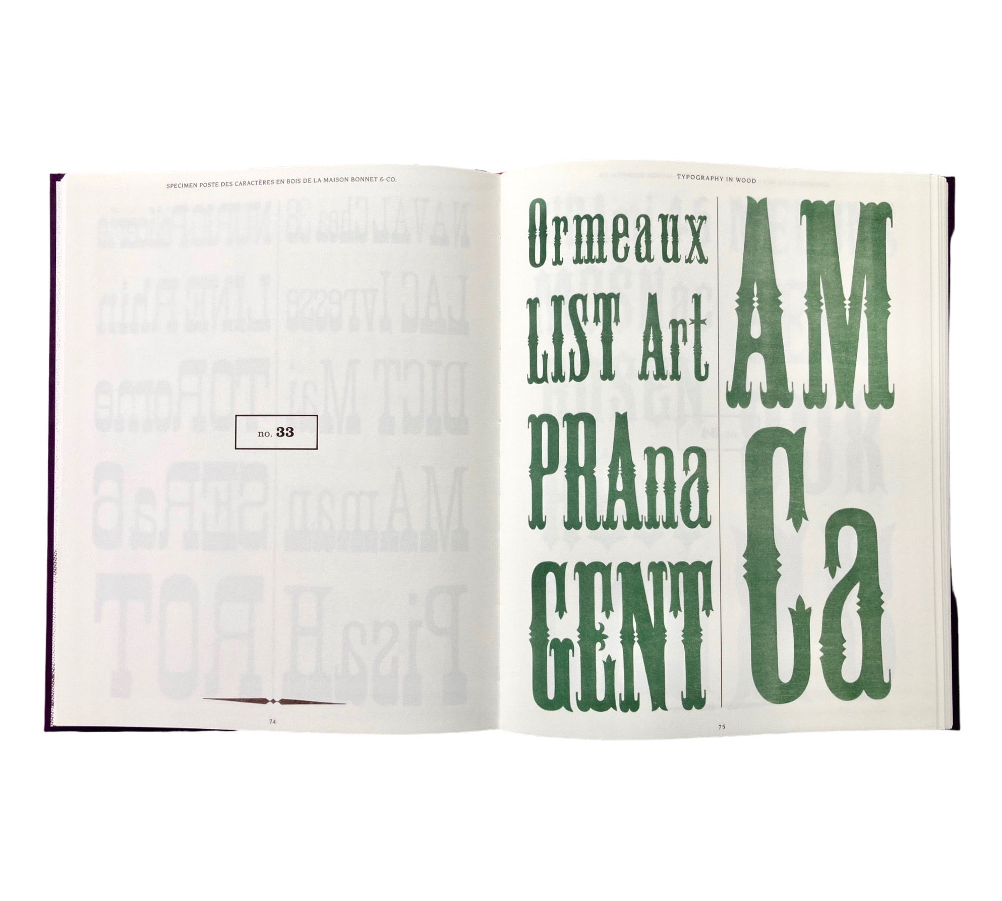 Typography in Wood: Wood Typography from the 19th Century