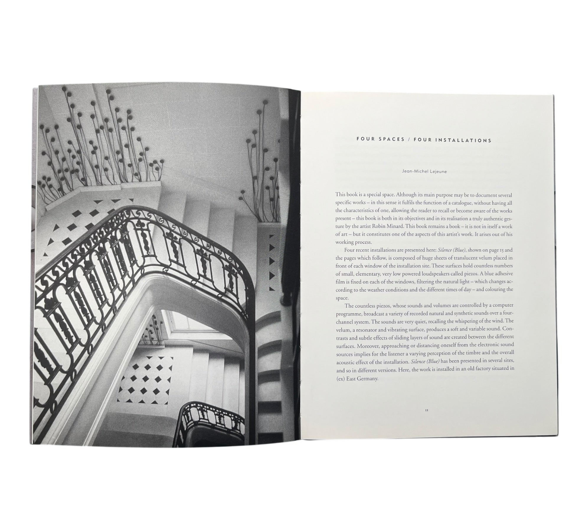 Robin Minard: 4 - Four Spaces / Four Installations (Rare edition)
