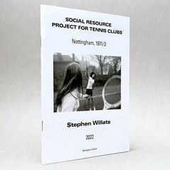 Stephen Willats: Social Resource Project for Tennis Clubs - Nottingham, 1971/2 (Rare edition)