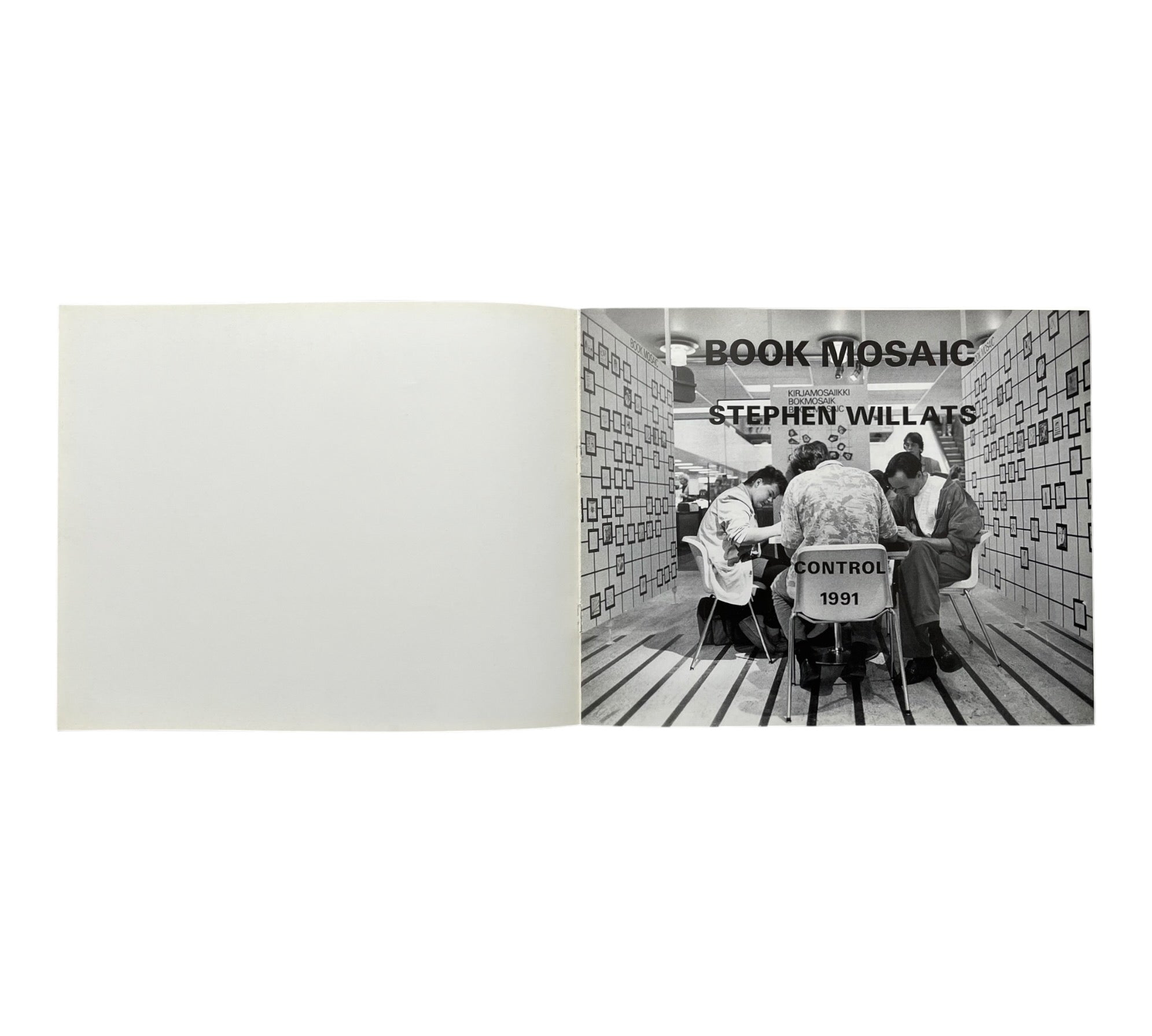 Stephen Willats: Book Mosaic - Academic Bookstore, Helsinki (Rare edition)