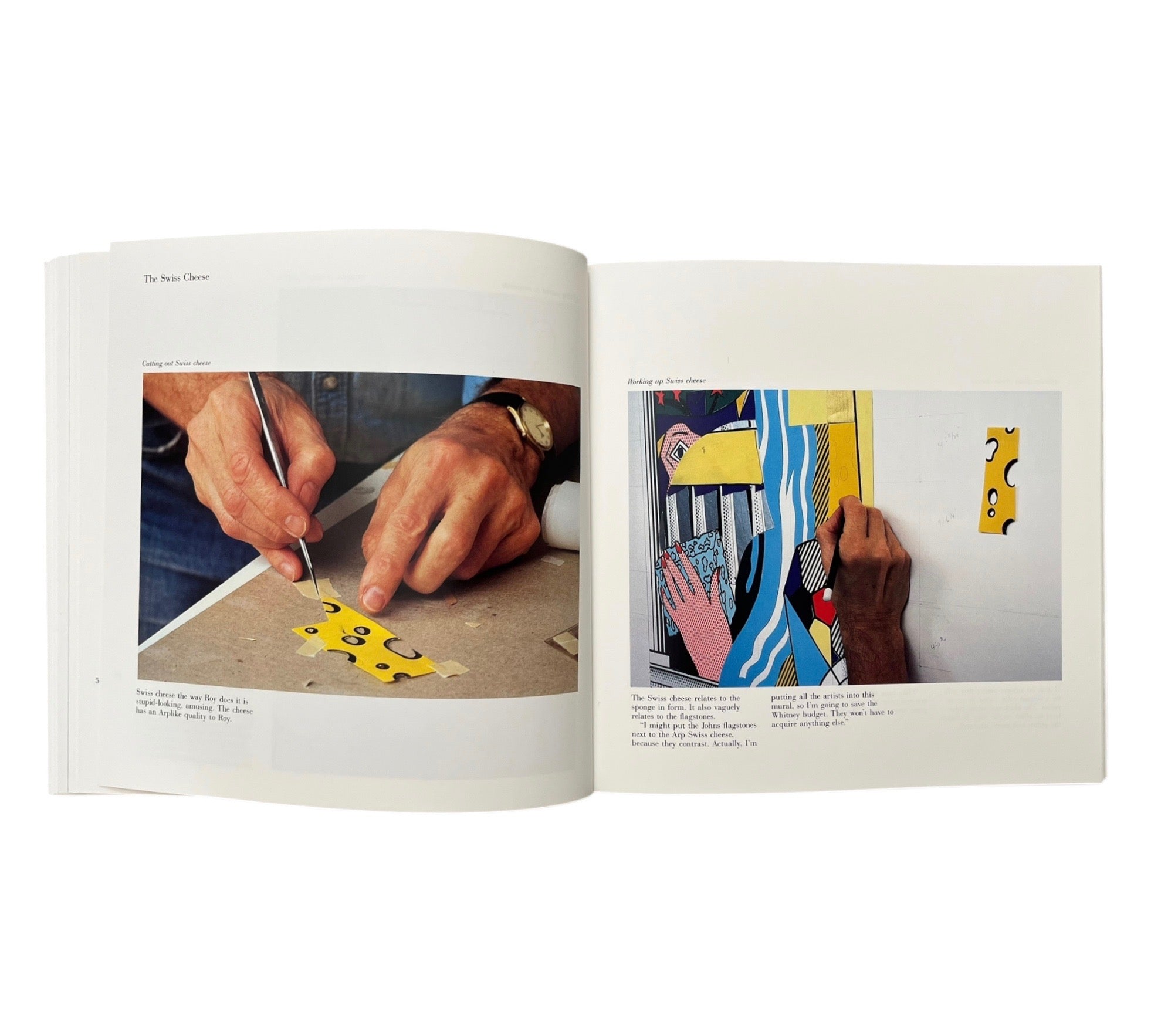 The Art of Roy Lichtenstein: Mural with Blue Brushstroke (Non-mint)