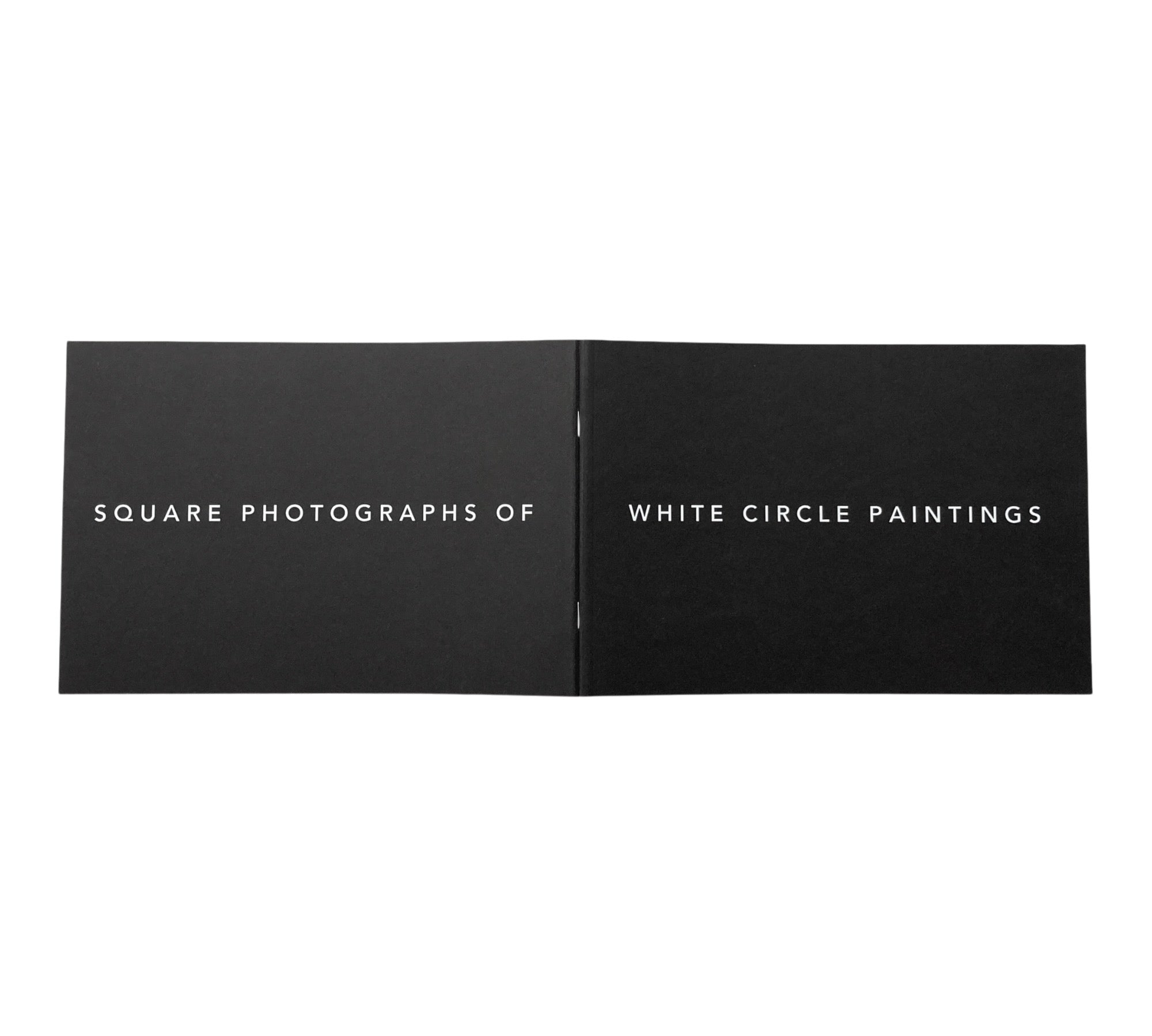 Guy Bigland: Square Photographs of White Circle Paintings