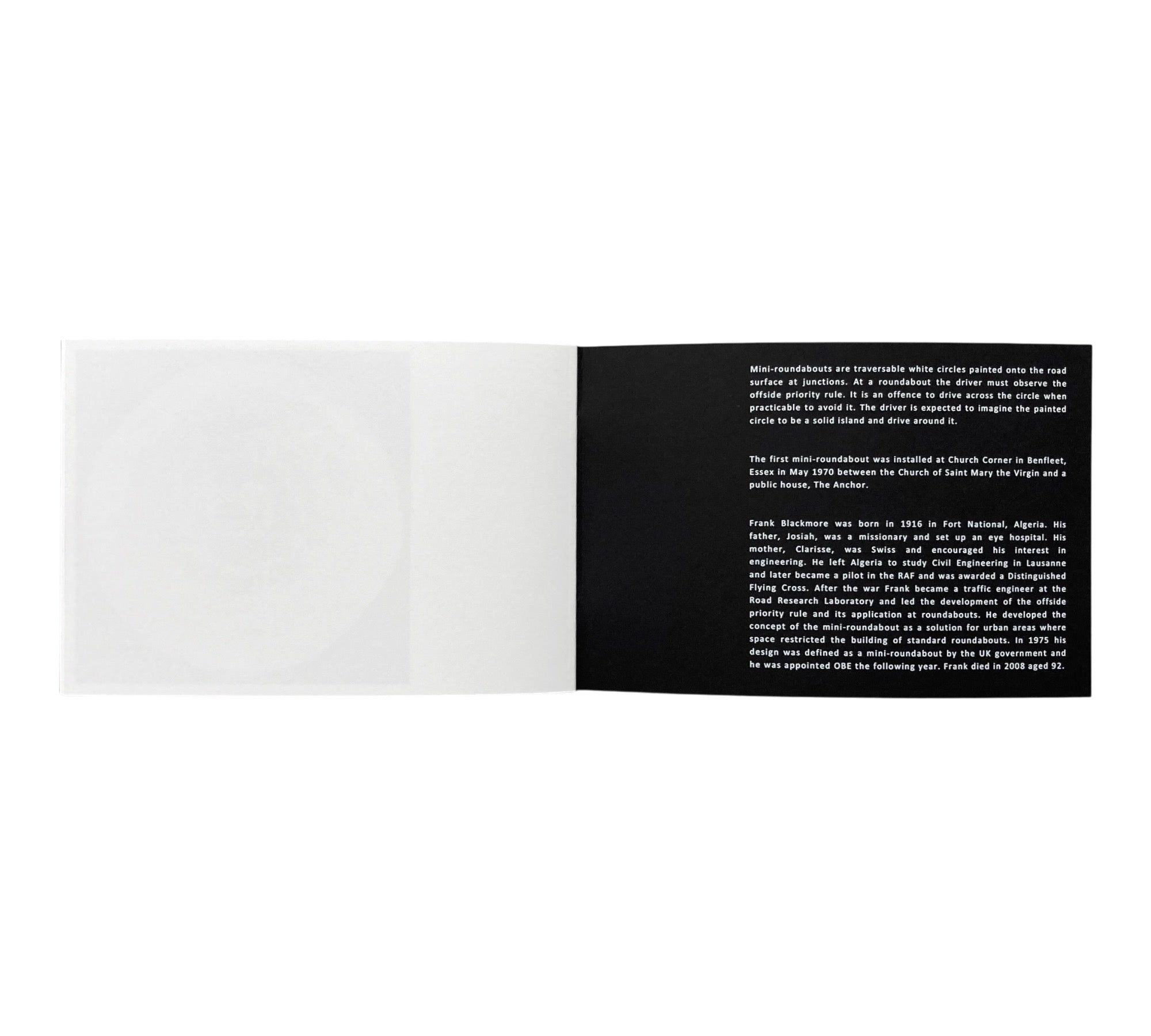 Guy Bigland: Square Photographs of White Circle Paintings