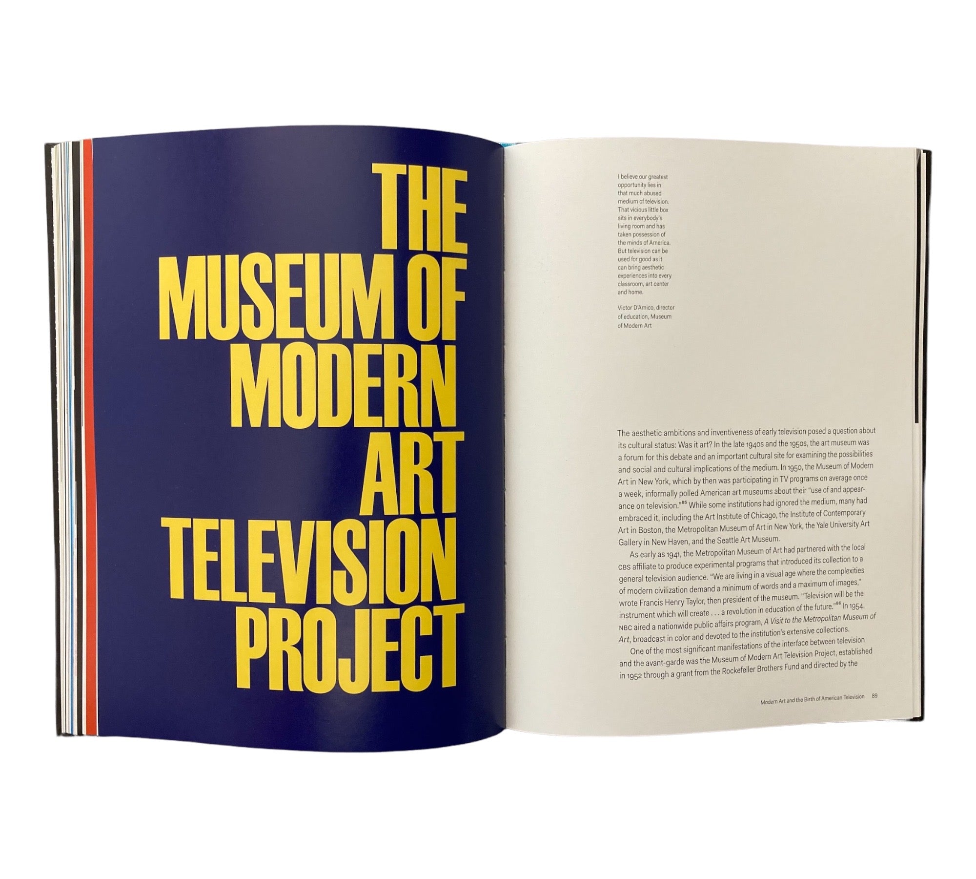 Revolution of the Eye: Modern Art and the Birth of American Television